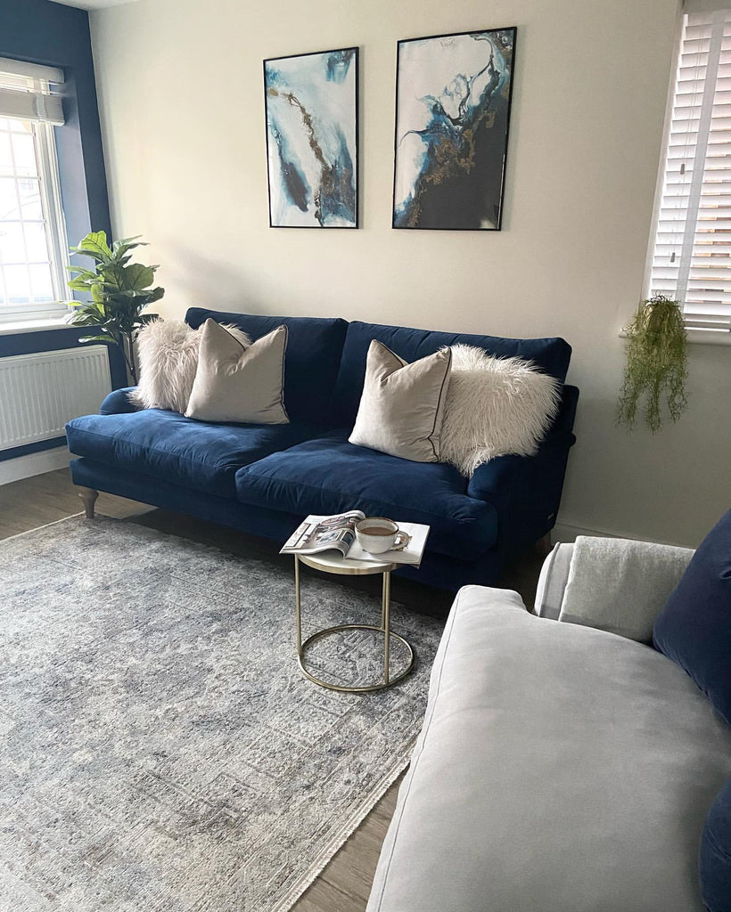Does a rug look good on carpet?