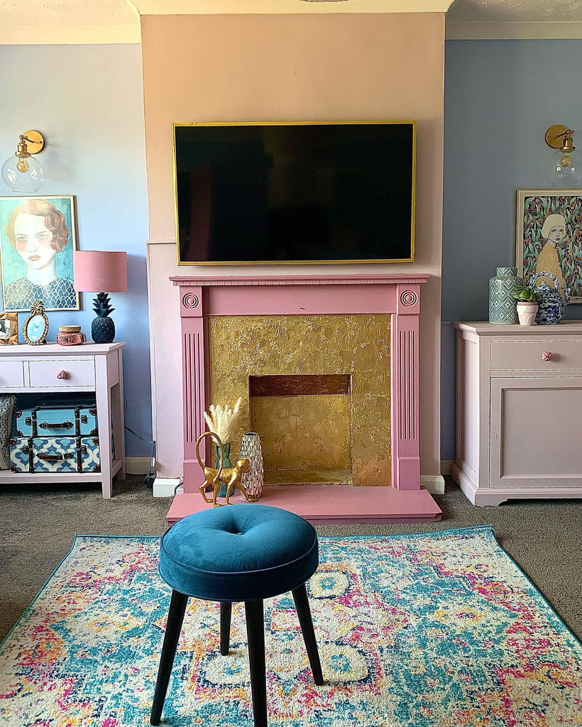 How do you restore the color of a rug?
