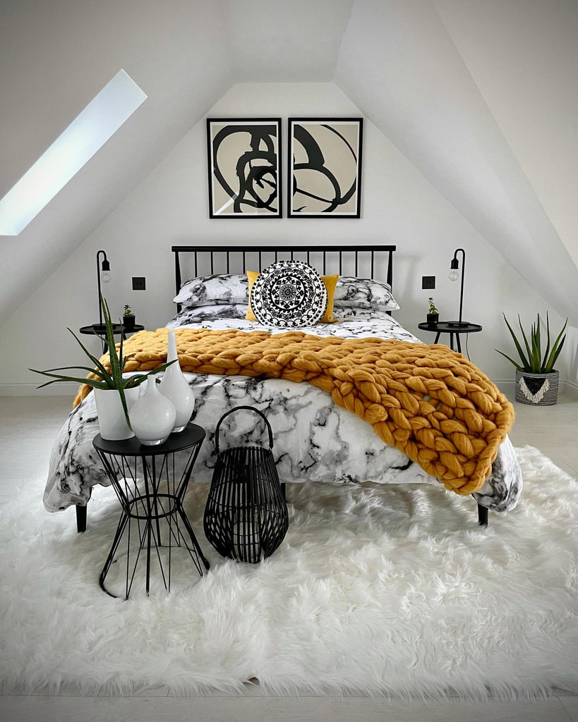 Should you put a rug under your bed?