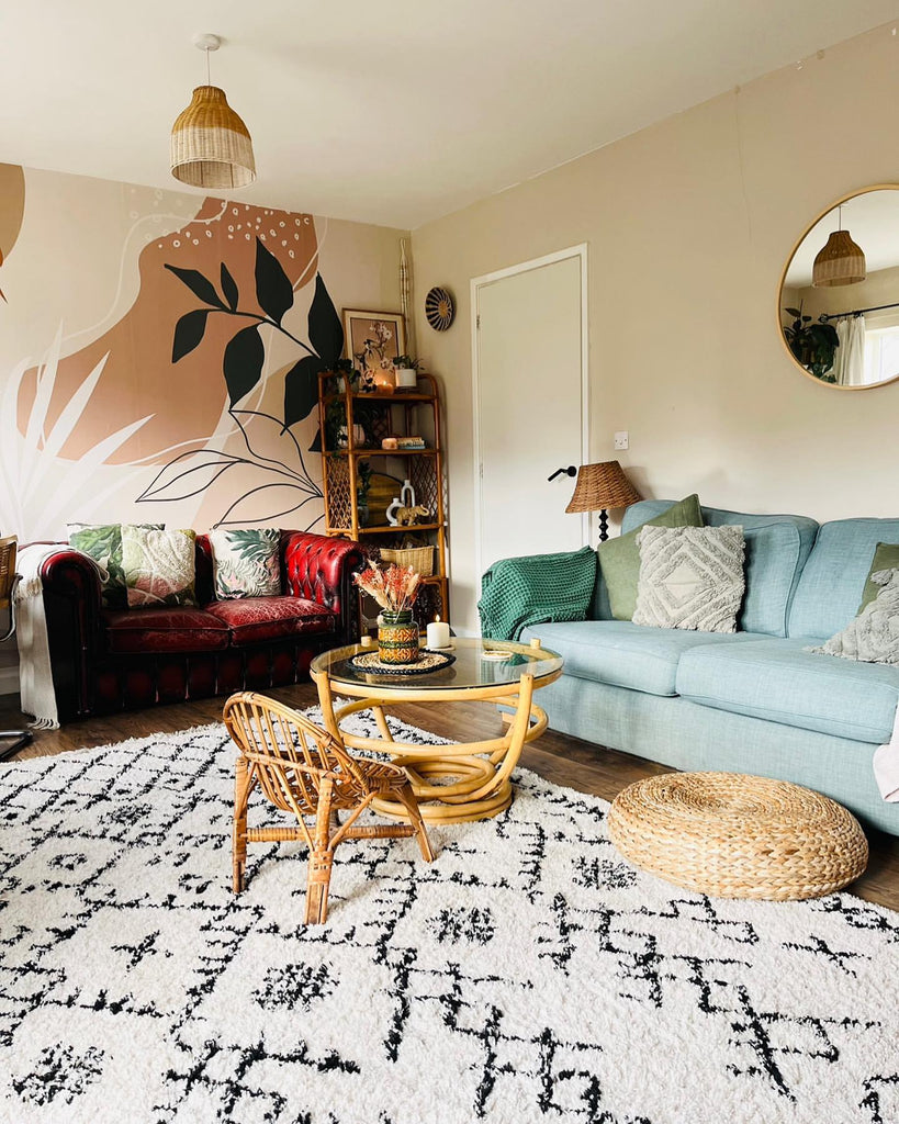 How do you bring an old rug back to life?
