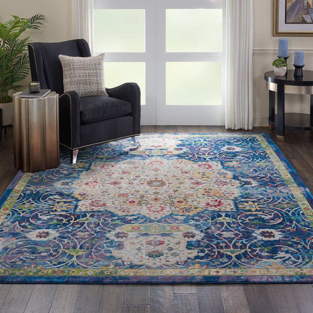 Brighten Your Space with Blue and Yellow Rugs