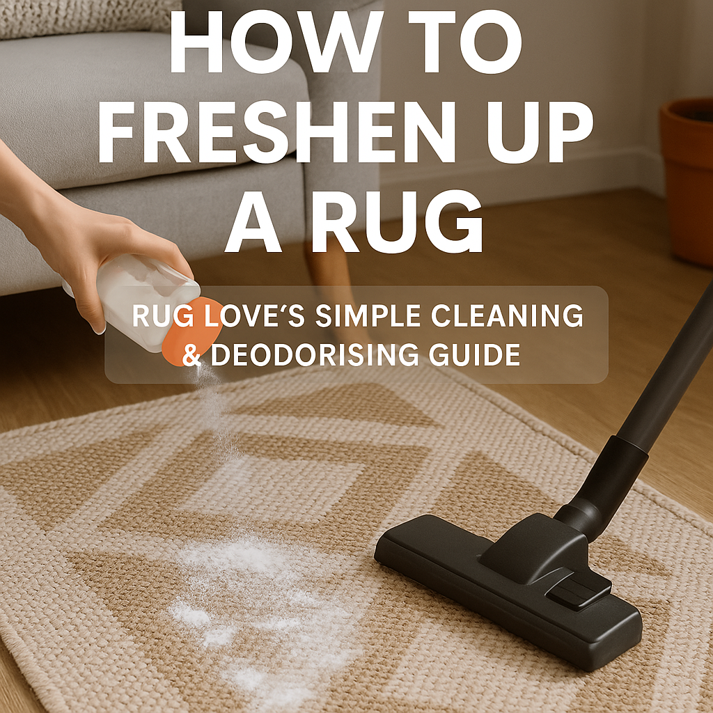 How to Freshen Up a Rug: Rug Love’s Simple Cleaning & Deodorising Guide