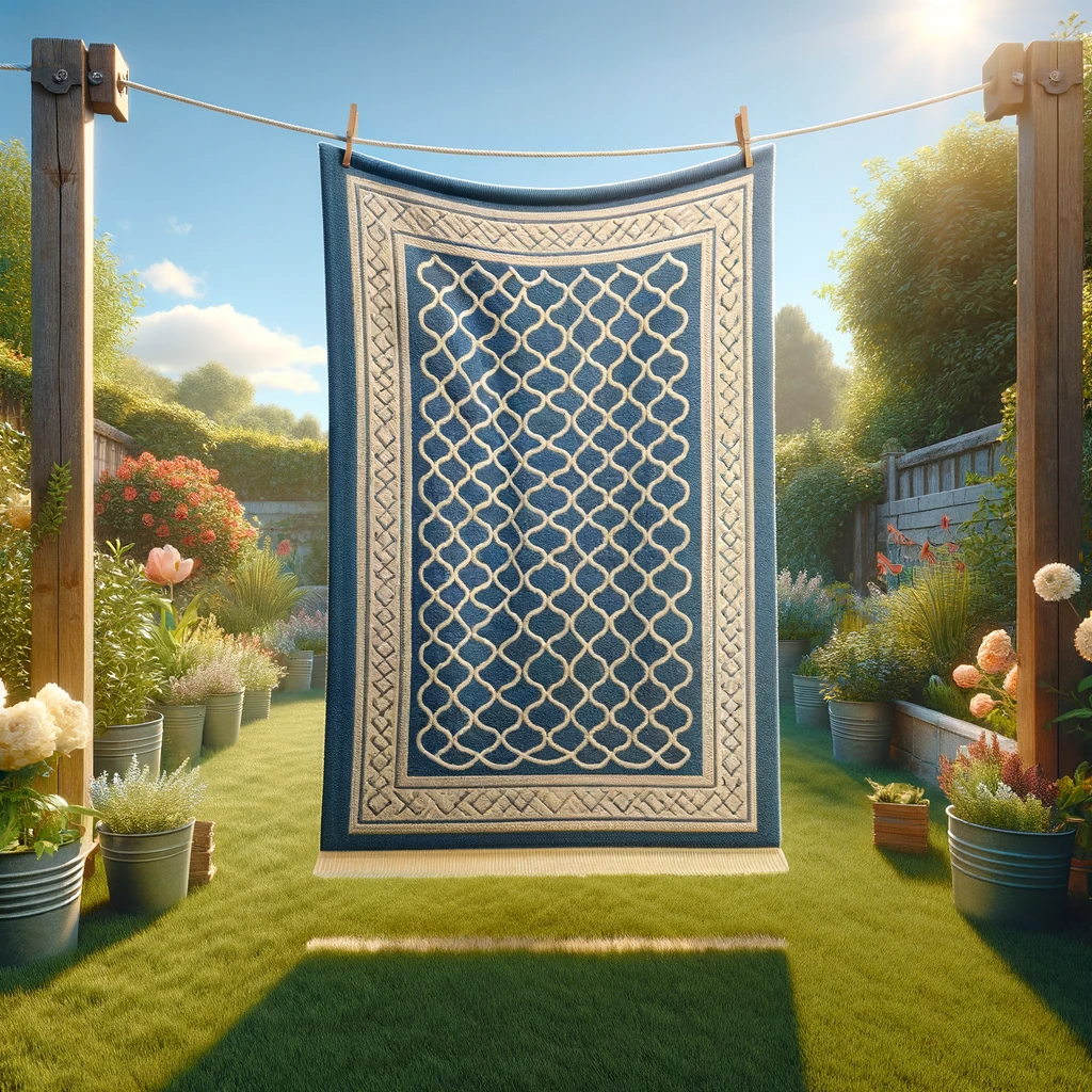 How to Dry a Rug After Washing.