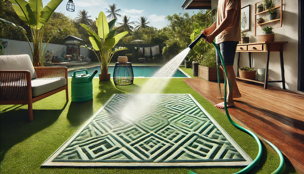 Can you Hose Down Outdoor Rugs?