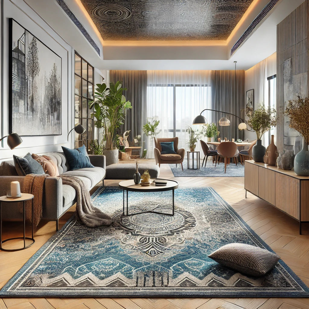 Elevate Your Home with Grey and Blue Rugs From Rug Love