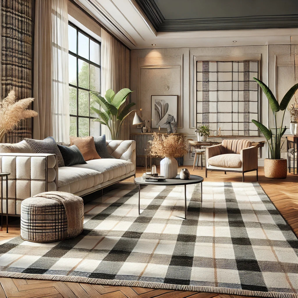Elevate Your Home Decor with Stylish Check Rugs from Rug Love