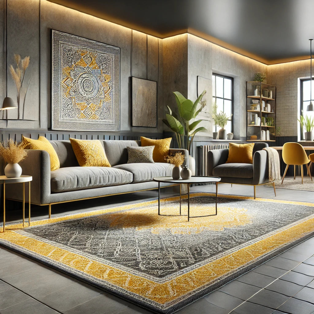 Transform Your Space with Stylish Yellow and Gray Rugs from Rug Love