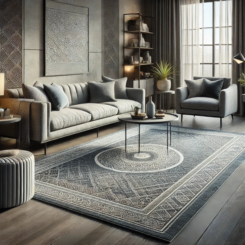 Enhance Your Home with Elegant Grey Blue Rugs from Rug Love