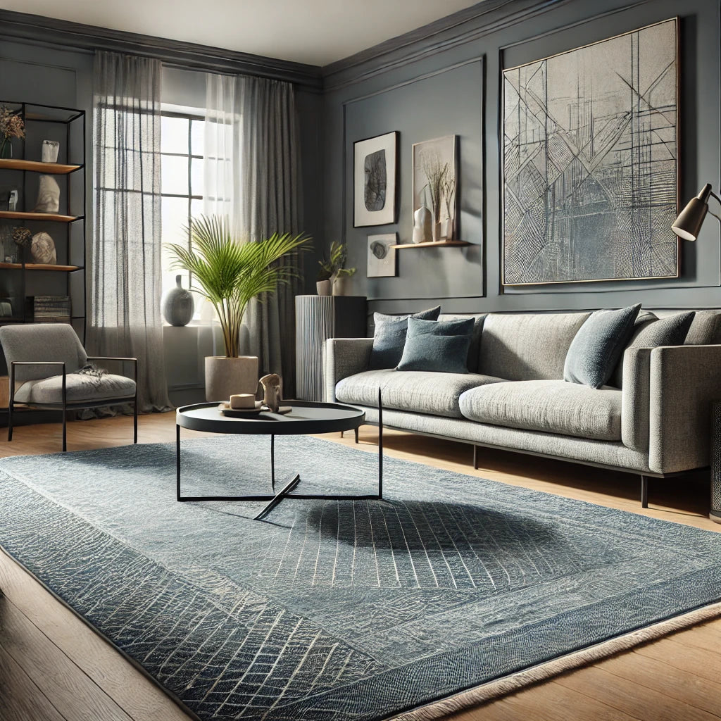 Transform Your Home with Blue Grey Rugs from Rug Love