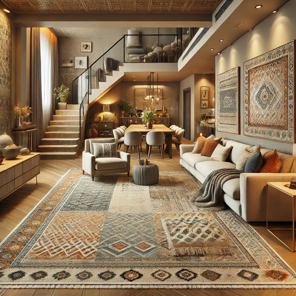 Mixing and Matching Rugs in Open Floor Plans: How to Create a Cohesive Look