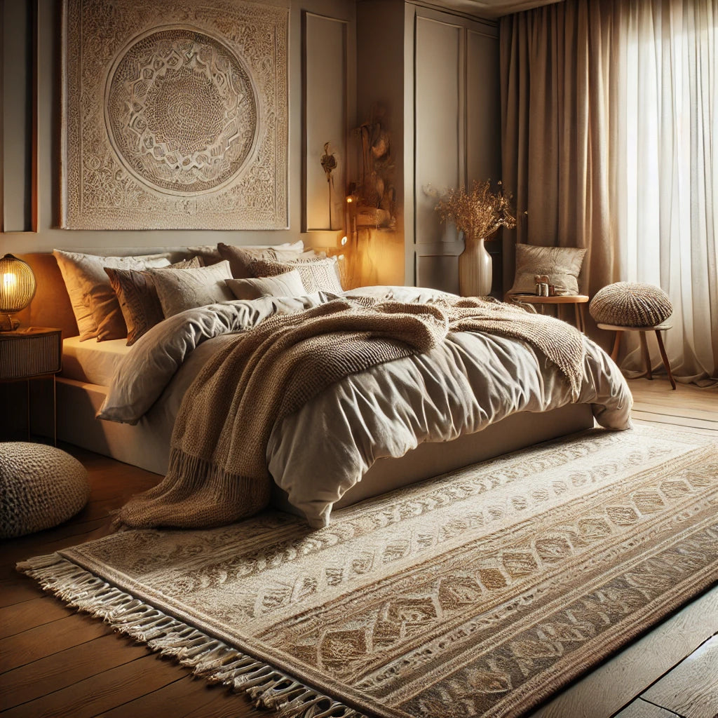 How to Layer Rugs for a Cozy and Luxe Bedroom