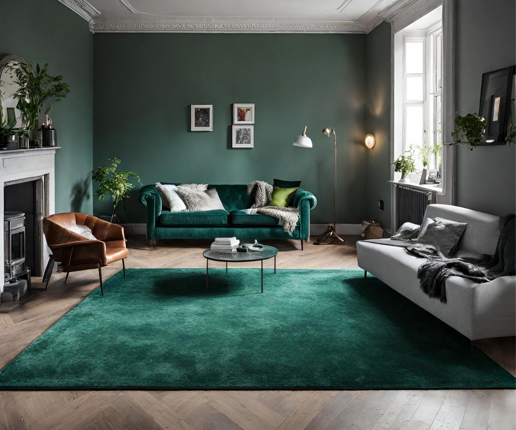 What Colour Rug Goes With Grey Walls?