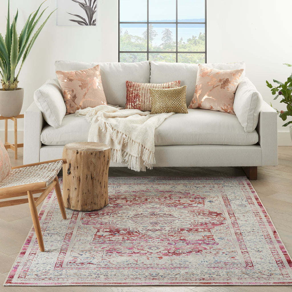 Soft Elegance: Grey and Pink Rugs for Your Home
