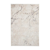 Bellagio 9141 Modern Abstract Marbled Distressed Metallic Shimmer Soft Textured Ultra High-Density Low Profile Short Pile Beige Rug