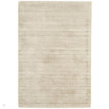 Blade Modern Plain Distressed Tonal Metallic Shimmer Hand-Woven Soft Textured Tip Sheared Loop Pile Silky Viscose Flatweave Putty Rug
