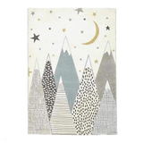Brooklyn 22707 Kids Mountains Soft Blue Rug