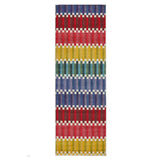 Carnaval CAR108 Modern Geometric Stacked Blocks Durable Easy-Care Polypropylene Low Profile Short Pile Multicolour Runner