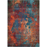 Celestial CES08 Modern Abstract Soft Durable Low Profile Short Pile Atlantic Rug