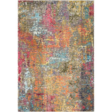 Celestial CES14 Modern Abstract Soft Durable Low Profile Short Pile Sunset Rug