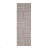 County Multi Stripe Natural In-Outdoor Flatweave Runner