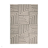 County Patches Grey In-Outdoor Flatweave Rug
