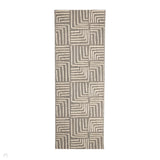 County Patches Grey In-Outdoor Flatweave Runner