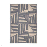 County Patches Navy In-Outdoor Flatweave Rug