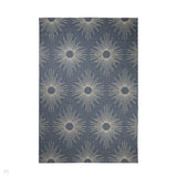 County Stars Blue In-Outdoor Flatweave Rug