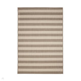County Stripe Natural In-Outdoor Flatweave Rug