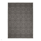 County Victorian Grey In-Outdoor Flatweave Rug