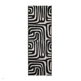 County Zebra Black In-Outdoor Flatweave Runner