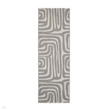 County Zebra Grey In-Outdoor Flatweave Runner