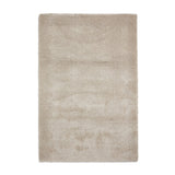 Deluxe Plush Plain Soft Super Heavyweight High-Density Polypropylene Shaggy Beige Rug