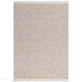Elm Modern Plain Shimmer Hand-Woven Chunky Textured Varied Size Boucle High-Density Heavyweight Wool & Viscose Blend Looped Pile Taupe/Natural Beige/Cream Rug