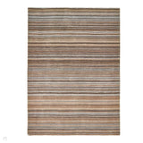 Fine Stripes Modern Stripe Hand-Woven Wool Beige/Natural Rug