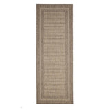 Flatweave Gel Border Latte Runner
