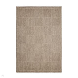 Flatweave Gel Check Latte Rug