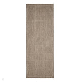 Flatweave Gel Check Latte Runner