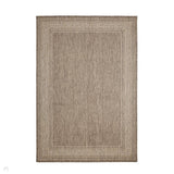 Flatweave Gel Greek Key Latte Rug
