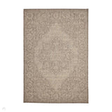 Flatweave Gel Medallion Latte Rug