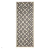 Flatweave Gel Trellis Steel Grey Runner
