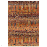 Gabbeh 415 C Traditional Persian Tribal Ethnic Pattern Print Multicolour/Brown/Orange/Gold/Rust/Terracotta/Burgundy Red/Pink/Green/Blue/Purple Rug 200 x 285 cm