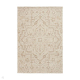 Geneva 64615 Traditional Medallion Textured Soft-Touch High-Density Cream/Beige Rug
