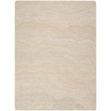 Graceful GRU01 Modern Abstract Hand-Woven Textured Hi-Low Loop Pile Carved Wool Beige/Cream/Grey Rug