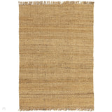 Grove Plain Hand-Woven Jute Flatweave Natural Rug