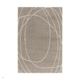 Halo Squiggle Natural Rug