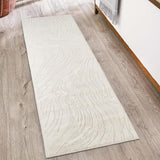 Hamilton Marble HMT25 Modern Plain Tonal Abstract Marbled Metallic Shimmer Soft-Touch Textured High-Density Carved Subtle Hi-Lo Polyblend Cream Runner