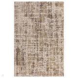Kuza Abstract Modern Distressed Shimmer Hi-Lo Textured Soft Velvety Touch High-Density Durable Easy-Care Short Pile Beige/Cream/Light Grey Rug