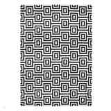 Labyrinth White/Black Rug