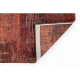 Louis De Poortere Atlantic Streaks 9125 Nassau Red Washable Polyester Flatweave Eco-Runner